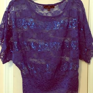 Bold and feminine lace top